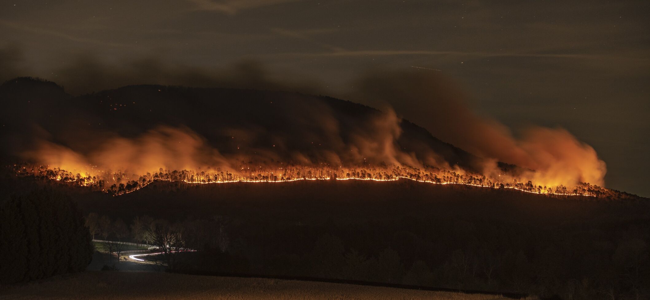 Pilot Mountain Fire